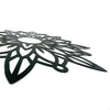 Wildflower Mandala Metal Wall Hanging Sign Flower Silhouette Indoor Outdoor Decor Modern Bedroom Decoration Home Decor Die Cut Vinyl Decal