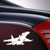 Car Stickers Su-27 Aircraft Waterproof Auto Decors Car Styling Car Accessories Vinyl Decal Die Cut Vinyl Decal