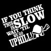 Funny Tortoise Sticker IF YOU THINK THIS IS SLOW WAIT Die Cut Vinyl Decal