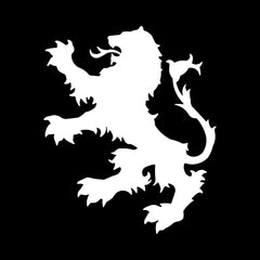 english‑lion‑coat‑of‑arms‑vinyl‑sticker white waterproof for cars trucks laptops