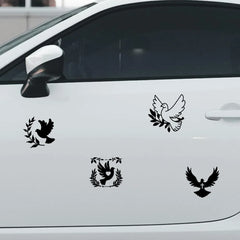 Plastic Reflective Car Stickers Waterproof Decals for Vehicle Decoration Bird Die Cut Vinyl Decal/ Bumper For Windows, Cars, Trucks, Laptops, Etc.