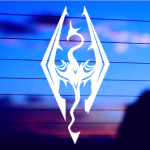 fantasy-dragon-silhouette-vinyl-decal-on-car-window-bumper