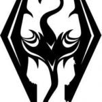 fantasy-dragon-silhouette-vinyl-decal-on-truck-laptop