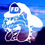 firefighter-dog-vinyl-decal-on-car-window-bumper