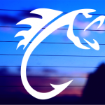 fish-hook-vinyl-decal-on-car-window-bumper