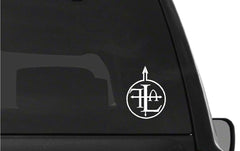front‑line‑assembly‑vinyl‑sticker applied on car window outdoor waterproof