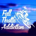 full-throttle-addiction-vinyl-decal-on-car-window-bumper