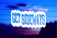 Get Sideways JDM vinyl die cut decal for cars trucks and laptops
