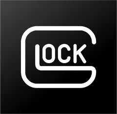 Glock Logo Vinyl Die Cut Vinyl Decal/ Bumper For Windows, Cars, Trucks, Laptops, Etc.