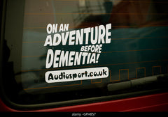 On an Adventure before Dementia! Die Cut Vinyl Decal