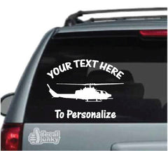 AH-1 Cobra Helicopter Vinyl Die Cut Vinyl Decal/ Bumper For Windows, Cars, Trucks, Laptops, Etc.