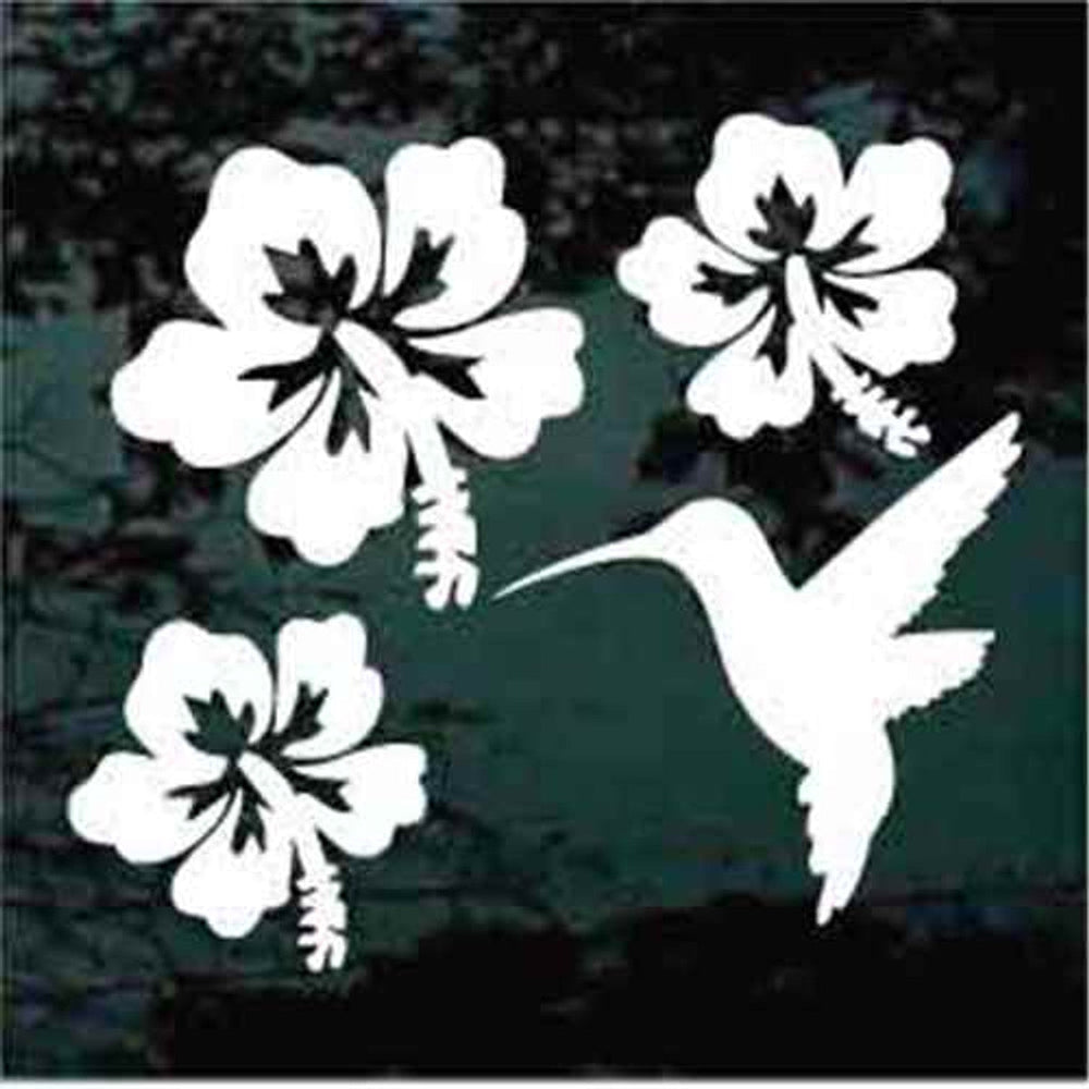 hibiscus-corner-and-hummingbird-vinyl-car-decal-die-cut-sticker