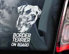 Border terrier Die Cut Vinyl Decal