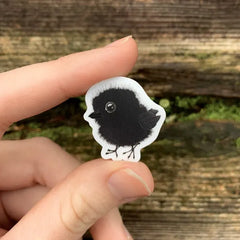 Mini 1” Fat Baby Raven Vinyl Die Cut Vinyl Decal