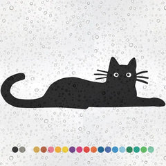 Black Cat - Car Decal Vinyl Die Cut Vinyl Decal