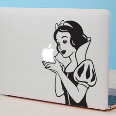 SNOW WHITE | MacBook Vinyl Decal | Die Cut Vinyl Decal