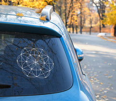 Decal for car - Sacred Geometry Seed of Life Vinyl | Die Cut Vinyl Decal