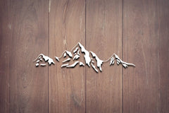 Mountain Decal | Die Cut Vinyl Decal