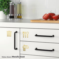 Kitchen Utensil Icon | Decals for Home Organisation | Die Cut Vinyl Decal