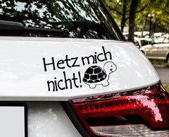 Don't rush me! Funny vinyl sticker car foil vehicle decoration sticker for car windows tuning racing Die Cut Vinyl Decal