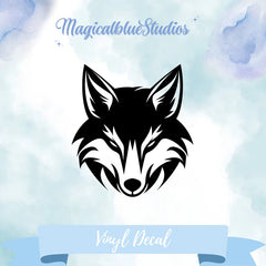 Fox Vinyl Decal Die Cut Vinyl Decal