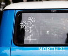 Daisy decal | Die Cut Vinyl Decal