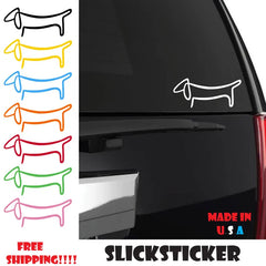 Dachshund Decal Die Cut Vinyl Decal