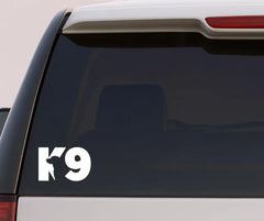 K9 Silhouette Decal – Working Dog Vehicle Sticker Die Cut Vinyl Decal