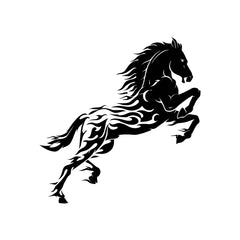 Horse Creative Accessories Stickers on Motorcycle Cover Scratches Sticker for Car Products Personality, PVC Exterior Parts Die Cut Vinyl Decal
