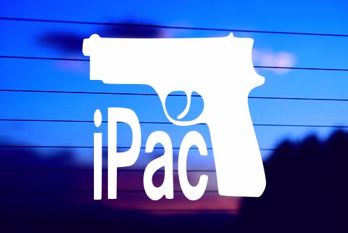 IPAC vinyl die cut decal for cars trucks laptops windows