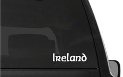 ireland-vinyl-decal applied on car window outdoor waterproof