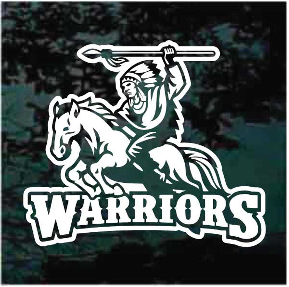 warrior-on‑horseback‑vinyl‑car‑decal‑die‑cut‑sticker