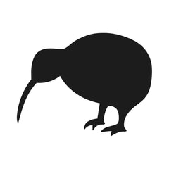 kiwi bird vinyl decal black die cut wildlife sticker for cars trucks windows laptops