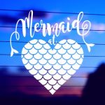 Mermaid at Heart Vinyl Decal
