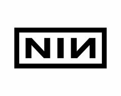nin‑logo‑vinyl‑decal black waterproof for cars trucks laptops