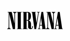 nirvana‑rock‑vinyl‑sticker black die cut decal for vehicle windows laptops
