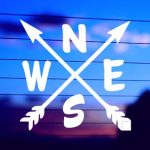 NSEW Directional Vinyl Decal