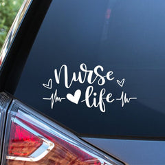 nurse-life-high-quality-durable-die- cut -vinyl -decal