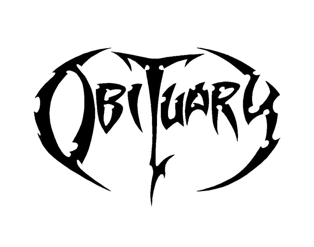 obituary‑death‑metal‑vinyl‑decal‑sticker‑for‑cars‑trucks‑laptops