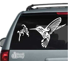ornamental-hummingbird-with-flower-vinyl-car-decal-die-cut-sticker