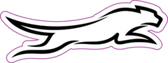 Panther Die Cut Vinyl Decal