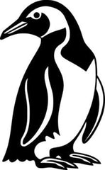 Penguin Die Cut Vinyl Decal