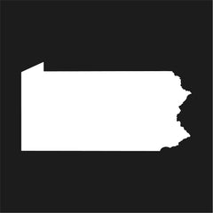 pennsylvania-state-outline-vinyl-decal-white-4inch