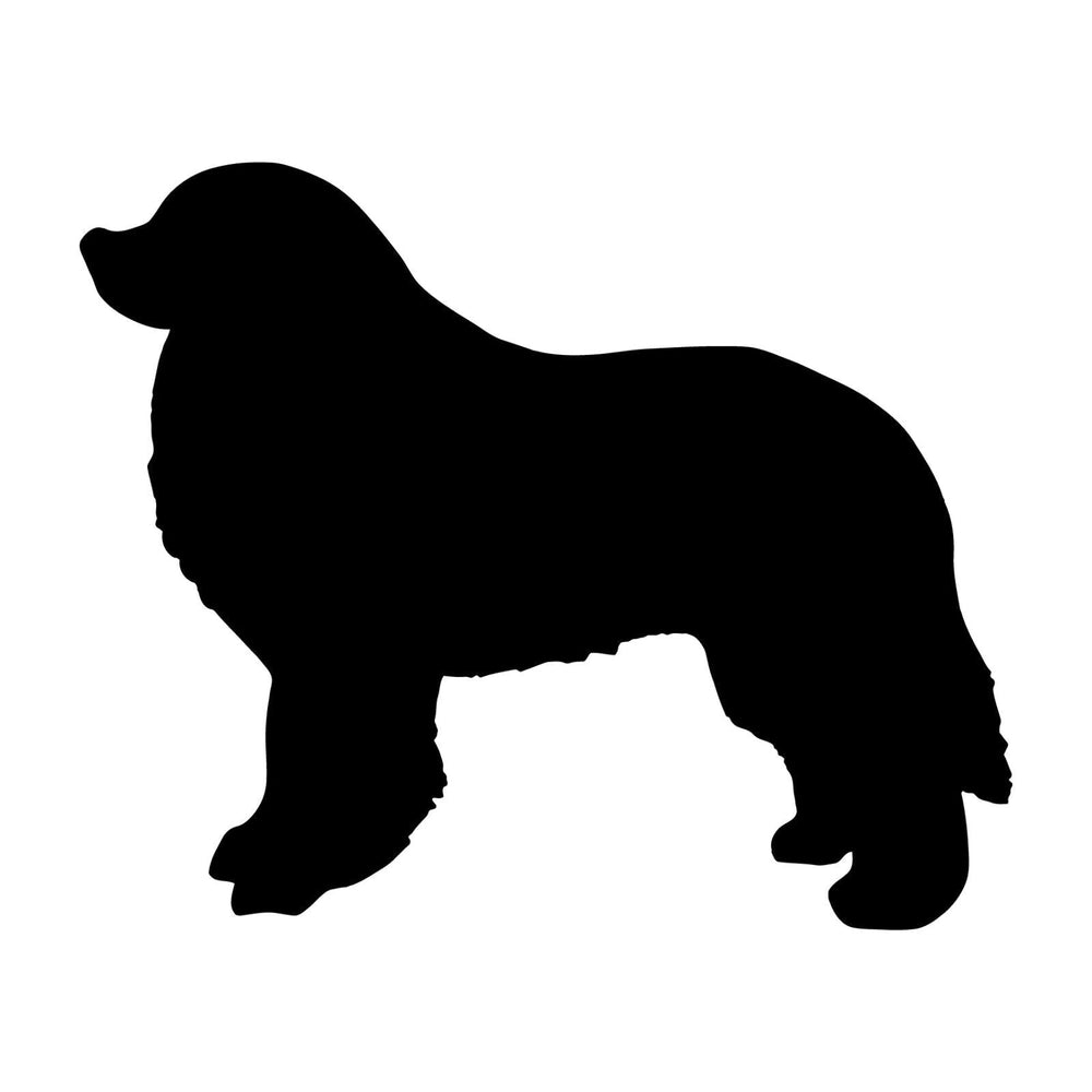 pyrenees vinyl dog silhouette decal black die cut vinyl sticker for cars trucks windows laptops