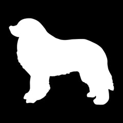 pyrenees vinyl dog silhouette decal white die cut vinyl sticker for vehicles and laptops