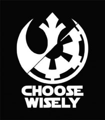 Rebel Alliance Imperial Force vinyl die cut decal for cars, trucks, windows, and laptops