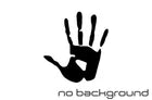 Handprint Die Cut Vinyl Decal