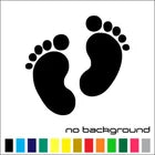 Baby Feet Die Cut Vinyl Decal