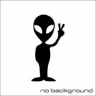 Alien Die Cut Vinyl Decal