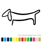 Dachshund Weiner Dog Die Cut Vinyl Decal